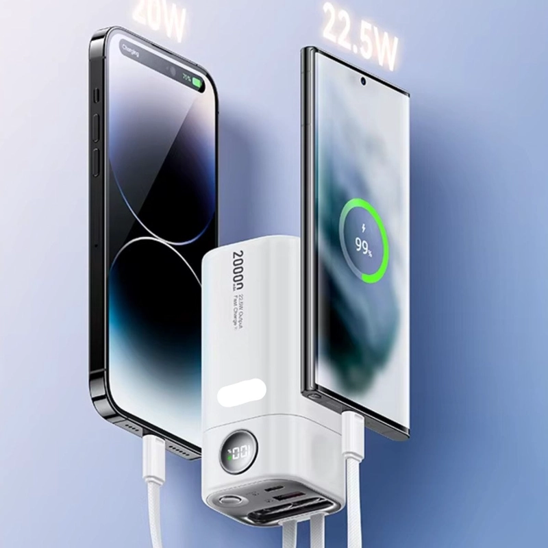 CARGADOR PORTATIL POWER BANK 35W DUAL 20000 MAH LAU - 8