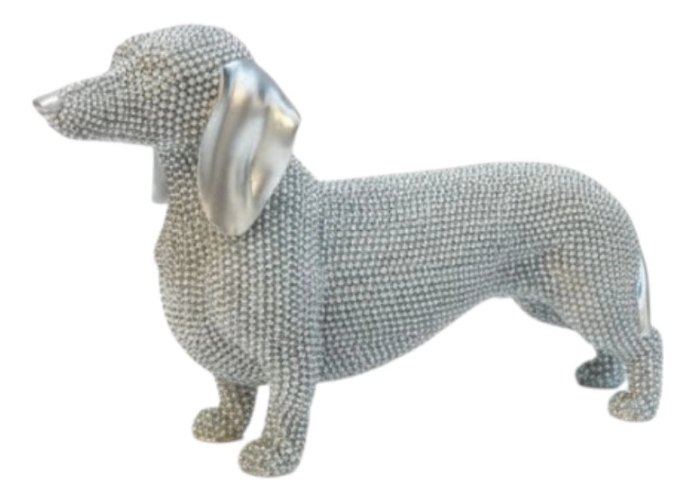 ESTATURA FIGURA PERRO SALCHICHA ENCANTO CANINO ADORNO JHN - 3