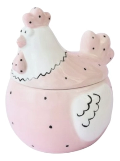 HUEVERA DECORATIVA TAPA ALMACENAMIENTO COCINA HOGAR JHN - 1