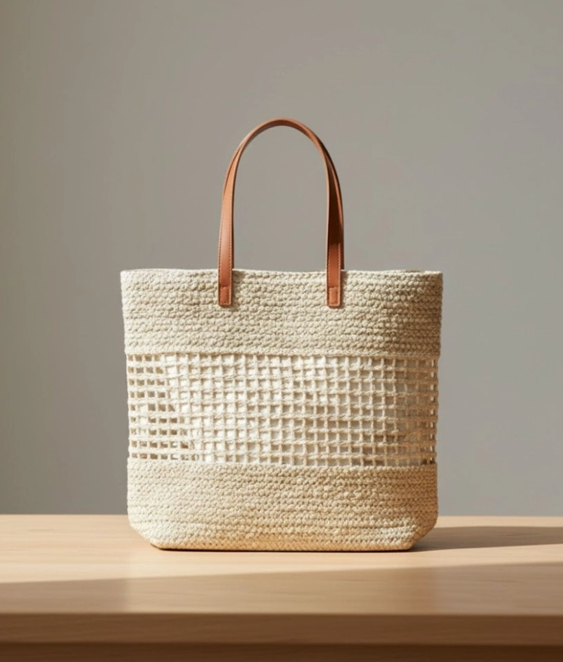 CARTERA BOLSO ELEGANTE DISEÑO MALLA ESTILO CONTEMPORANEO JHN - 2
