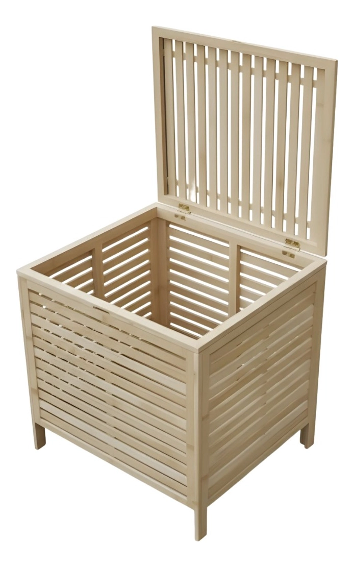 CANASTO ROPA ORGANIZADOR ALMACENAMIENTO CESTO TAPA JHN - 3