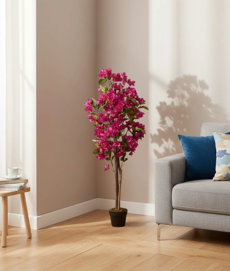 PLANTA ARTIFICIAL ARBUSTO ORNAMENTAL FLORES ROSAS ADORNO JHN - 10