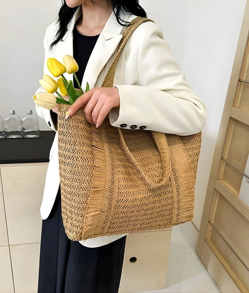 CARTERA MODERNA BOLSO MANO MUJER ELEGANTE CASUAL JHN - 2