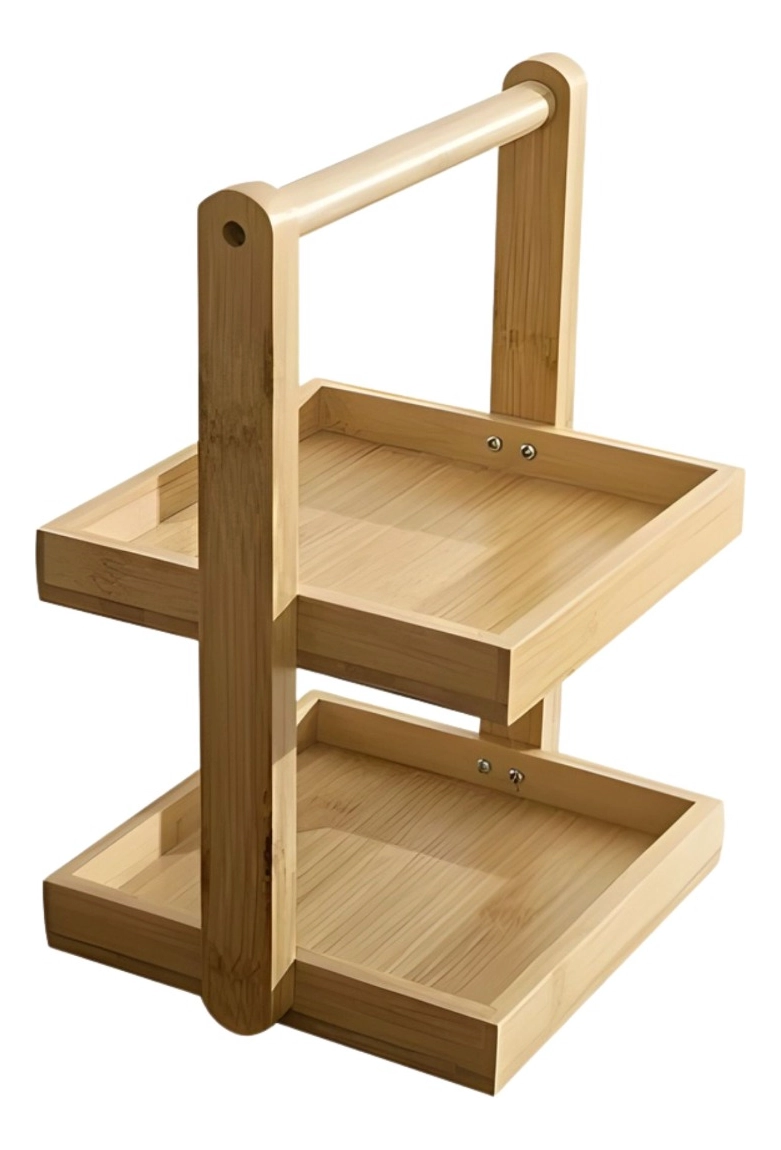 BANDEJA DECORATIVA ORGANIZADOR VERSATIL 2 NIVELES ASA JHN - 3