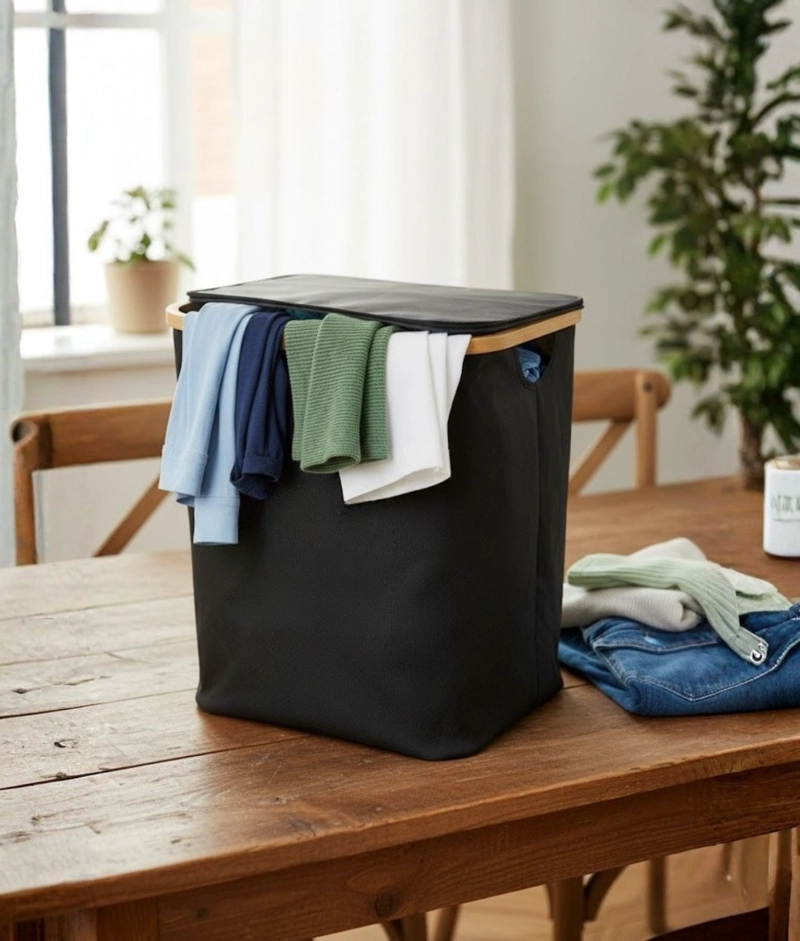 CANASTO ROPA CESTO ORGANIZADOR LAVANDERIA MULTIFUNCIONAL JHN - 10