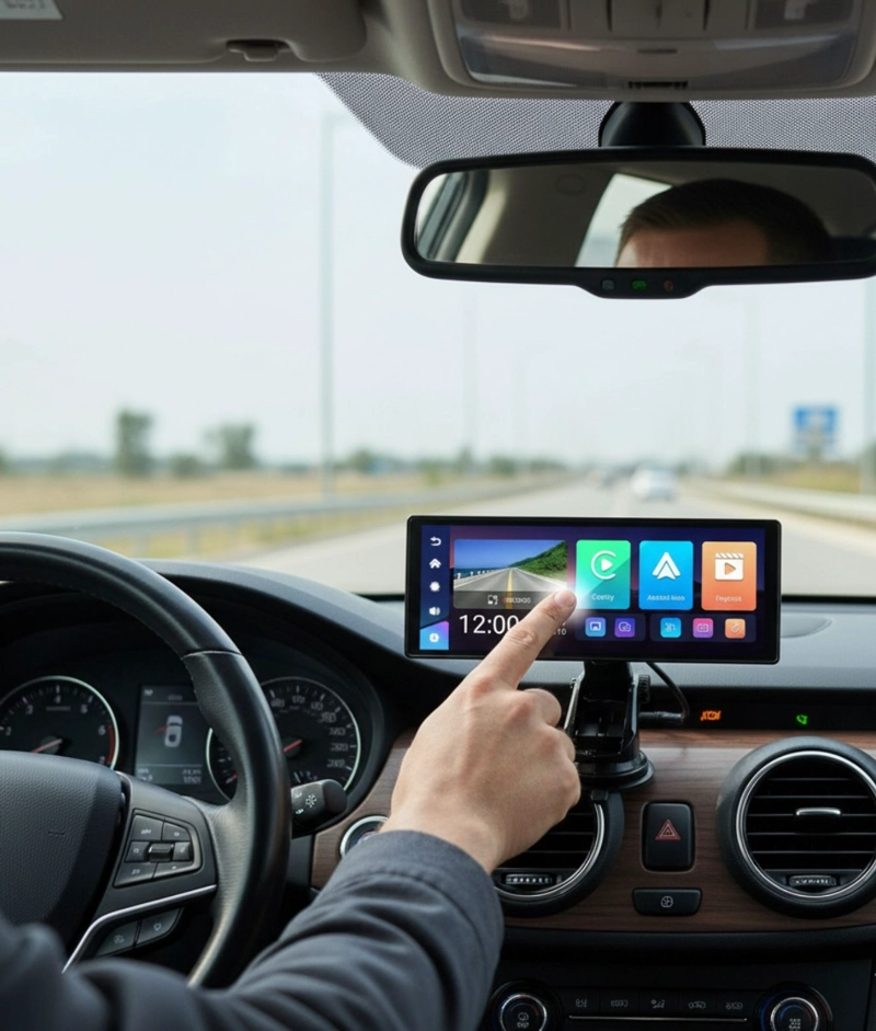 PANTALLA PORTATIL MODERNA MULTIFUNCIONAL AUTOS VEHICULOS JHN - 5