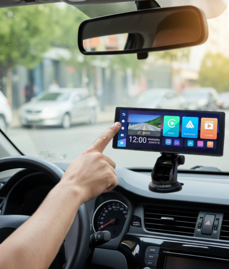 PANTALLA PORTATIL MODERNA MULTIFUNCIONAL AUTOS VEHICULOS JHN - 6