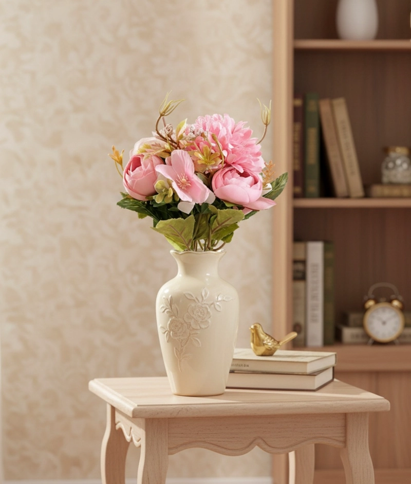 SET 3 RAMO FLORES ARTIFICIALES BELLEZA ADORNO FRESCURA JHN - 10