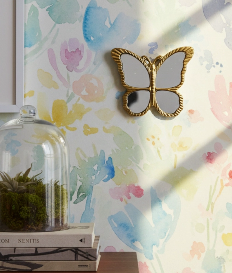 ESPEJO DECORATIVO MARIPOSA FIGURA DECORATIVA ADORNO JHN - 7