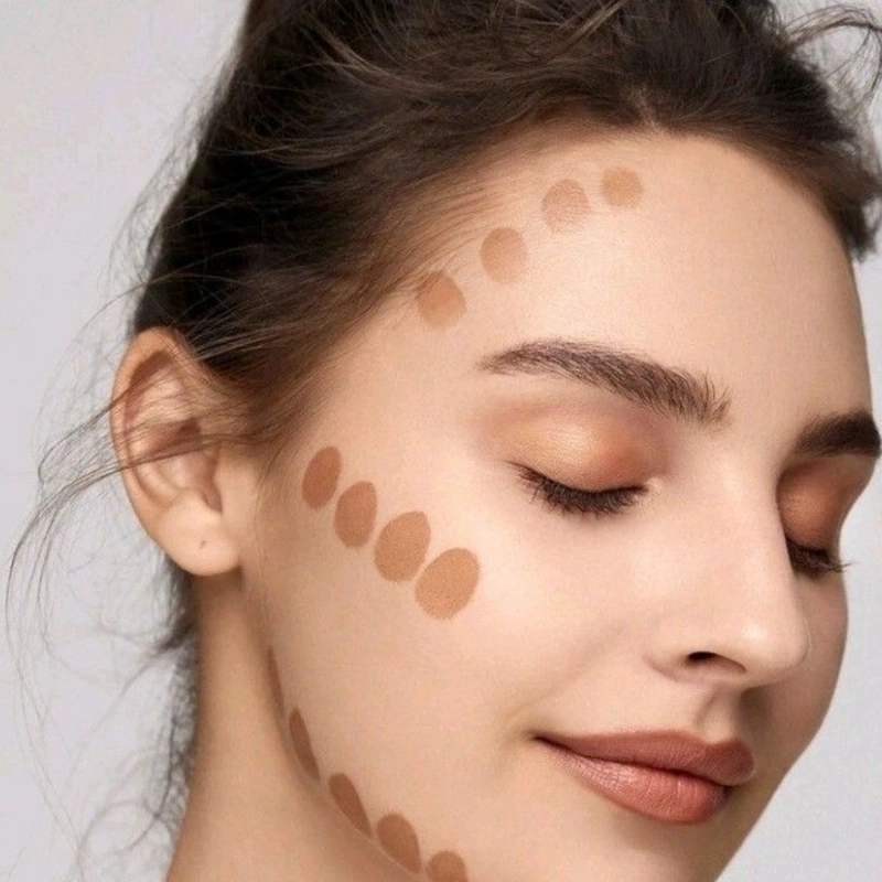 SET 2 BASE DE MAQUILLAJE + ILUMINADOR EN BARRA COSMETICO LAU - 5
