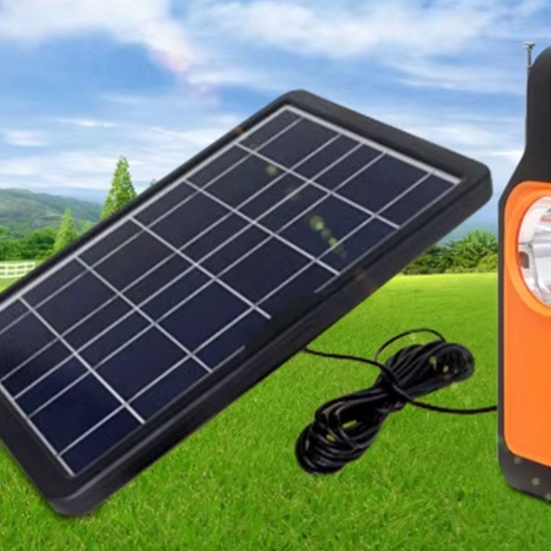 RADIO FM BLUETOOTH LAMPARA LED CARGA SOLAR CAMPING VIAJE LAU - 7
