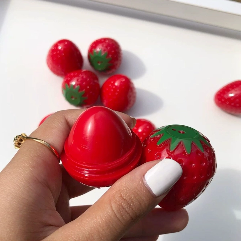 PACK 12 BALSAMOS LABIAL DE FRUTILLA HIDRATA LABIOS LAU - 1