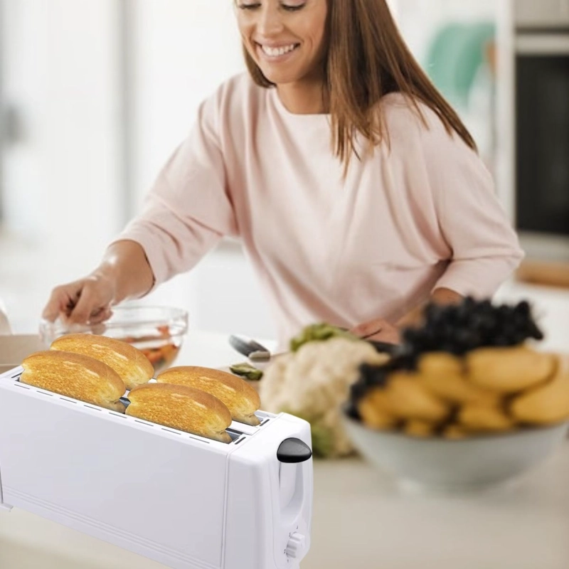 TOSTADORA AUTOMATICA 4 REBANADAS PAN MODERNA COCINA LAU - 5