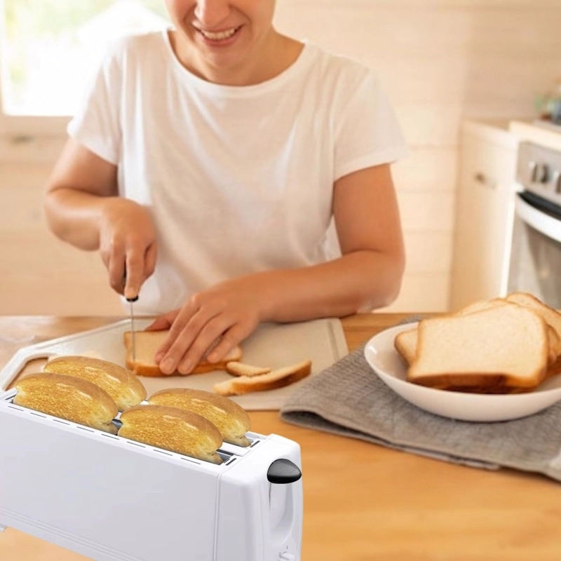 TOSTADORA AUTOMATICA 4 REBANADAS PAN MODERNA COCINA LAU - 7