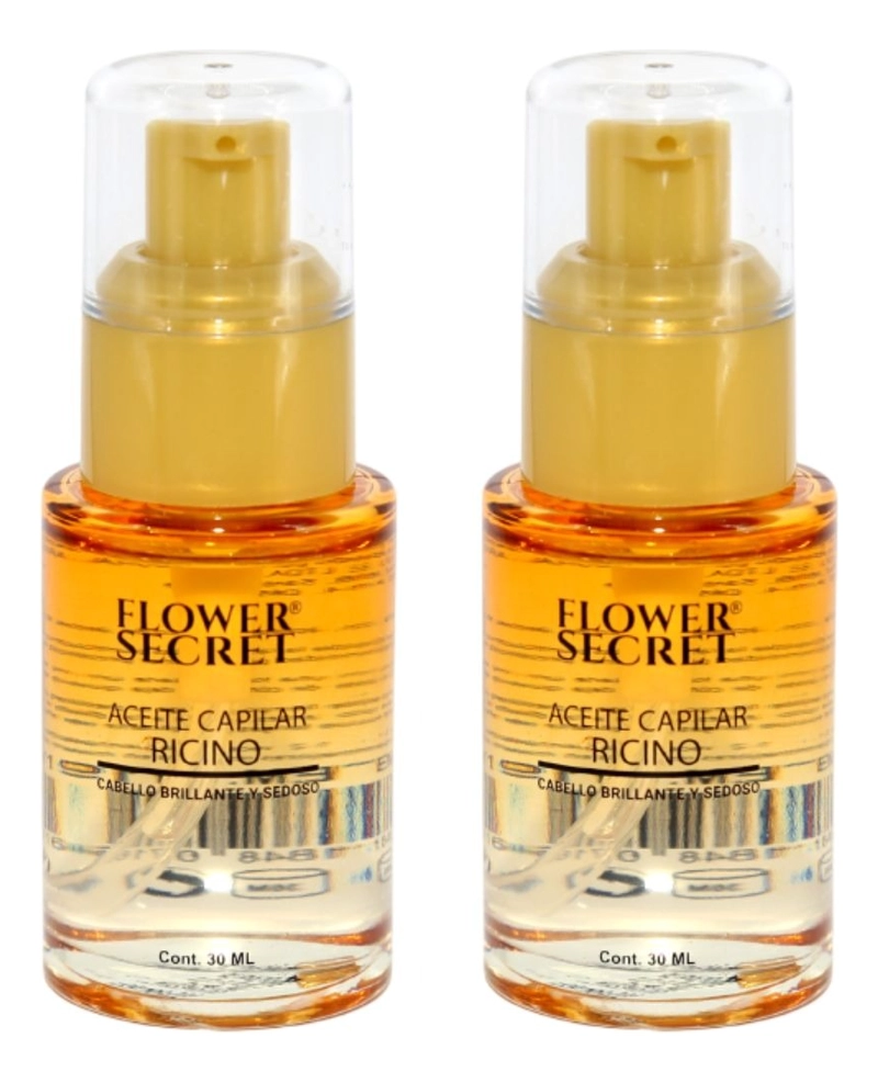 SET 2 ACEITES CAPILAR DE RICINO ELIMINA FRIZZ SUAVIDAD LAU - 5