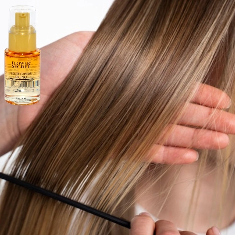 SET 2 ACEITES CAPILAR DE RICINO ELIMINA FRIZZ SUAVIDAD LAU - 6