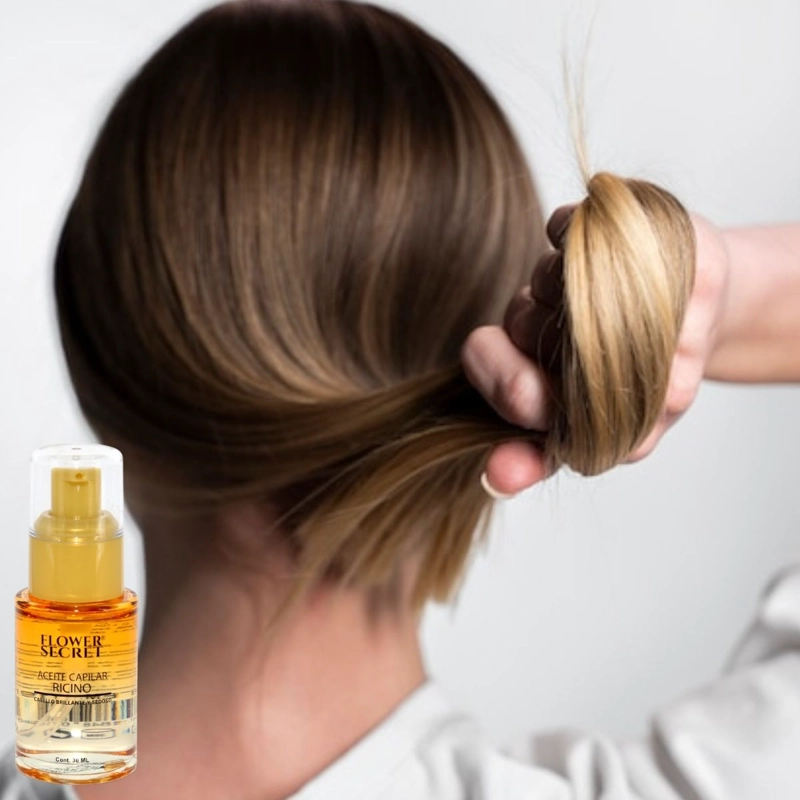 SET 2 ACEITES CAPILAR DE RICINO ELIMINA FRIZZ SUAVIDAD LAU - 7