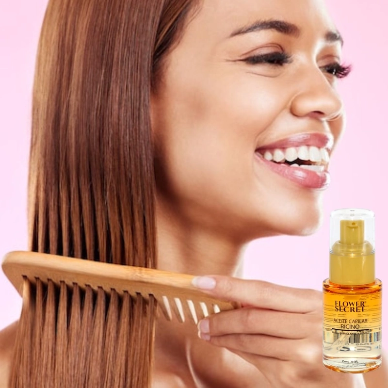 SET 2 ACEITES CAPILAR DE RICINO ELIMINA FRIZZ SUAVIDAD LAU - 9
