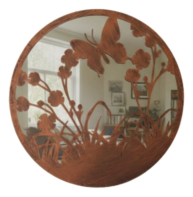 ESPEJO DECORATIVO PARED ARMONIA JARDIN ADORNO MODERNO JHN - 3