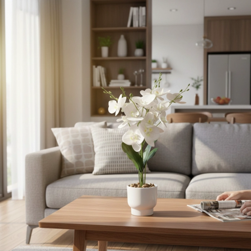 PLANTA DECORATIVA ARTIFICIAL ARREGLO ELEGANCIA FLORAL JHN - 8