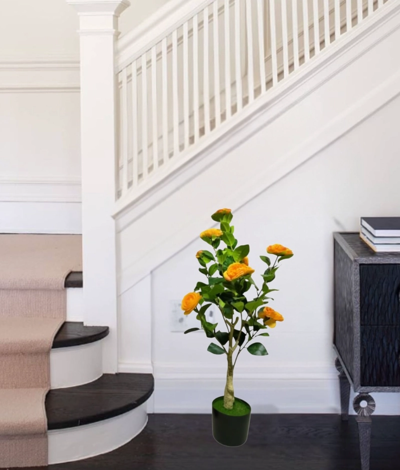 PLANTA ARTIFICIAL DECORATIVA DISEÑO FLORAL RAMIFICADO JHN - 5