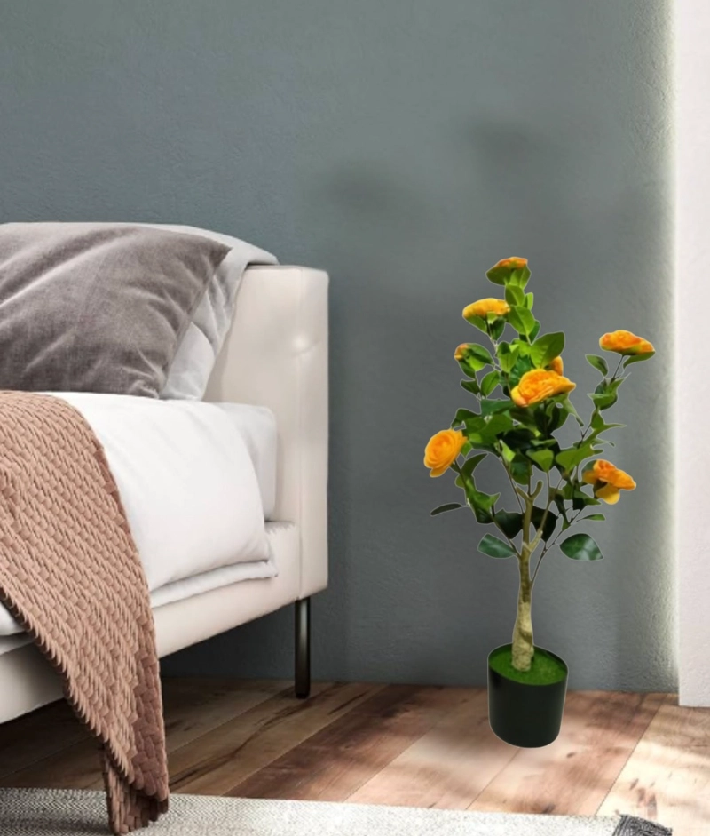 PLANTA ARTIFICIAL DECORATIVA DISEÑO FLORAL RAMIFICADO JHN - 7