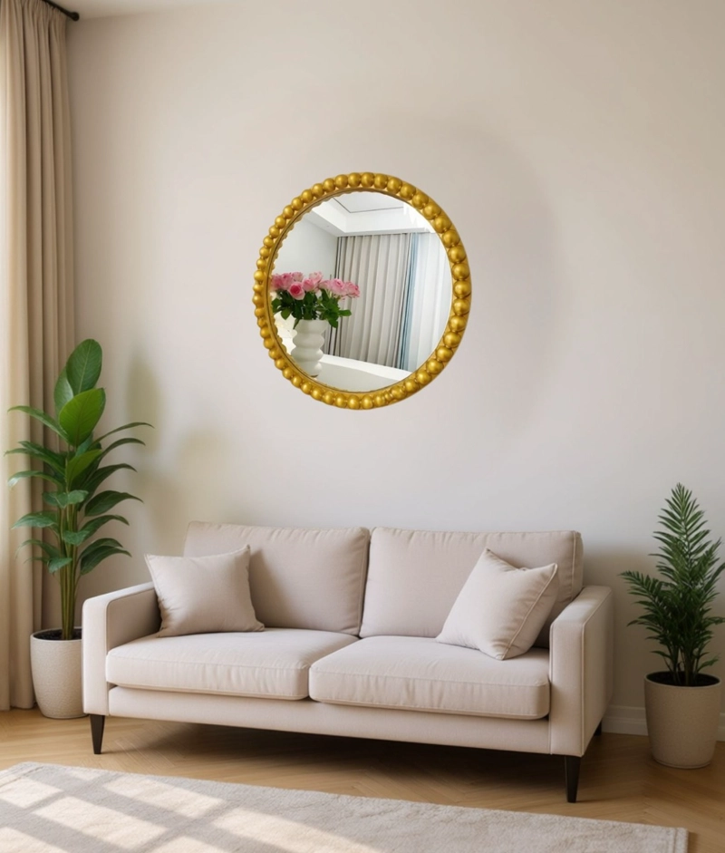 ESPEJO DECORATIVO PARED DISEÑO BURBUJAS MODERNO JHN - 6