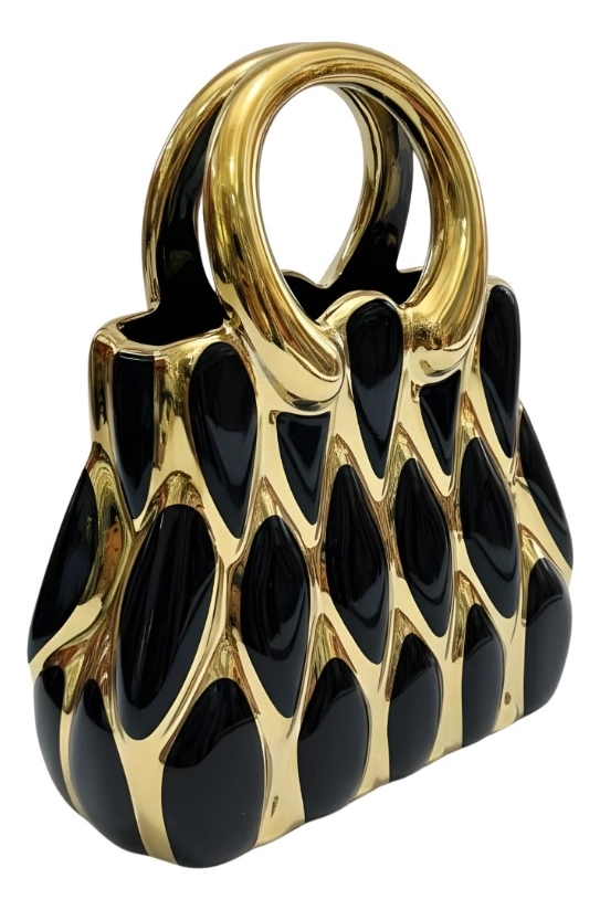 FIGURA DECORATIVO ADORNO MESA DISEÑO MODA BOLSO ARTE JHN - 3