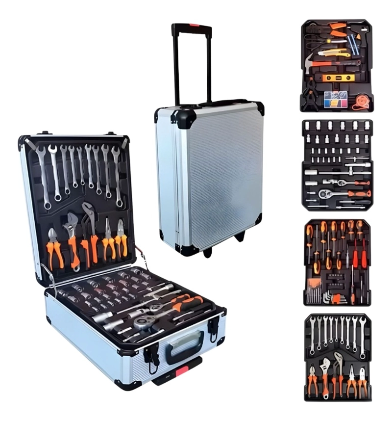 KIT HERRAMIENTA PROFESIONAL COMBINADA MALETA TRANSPORTE JHN - 3