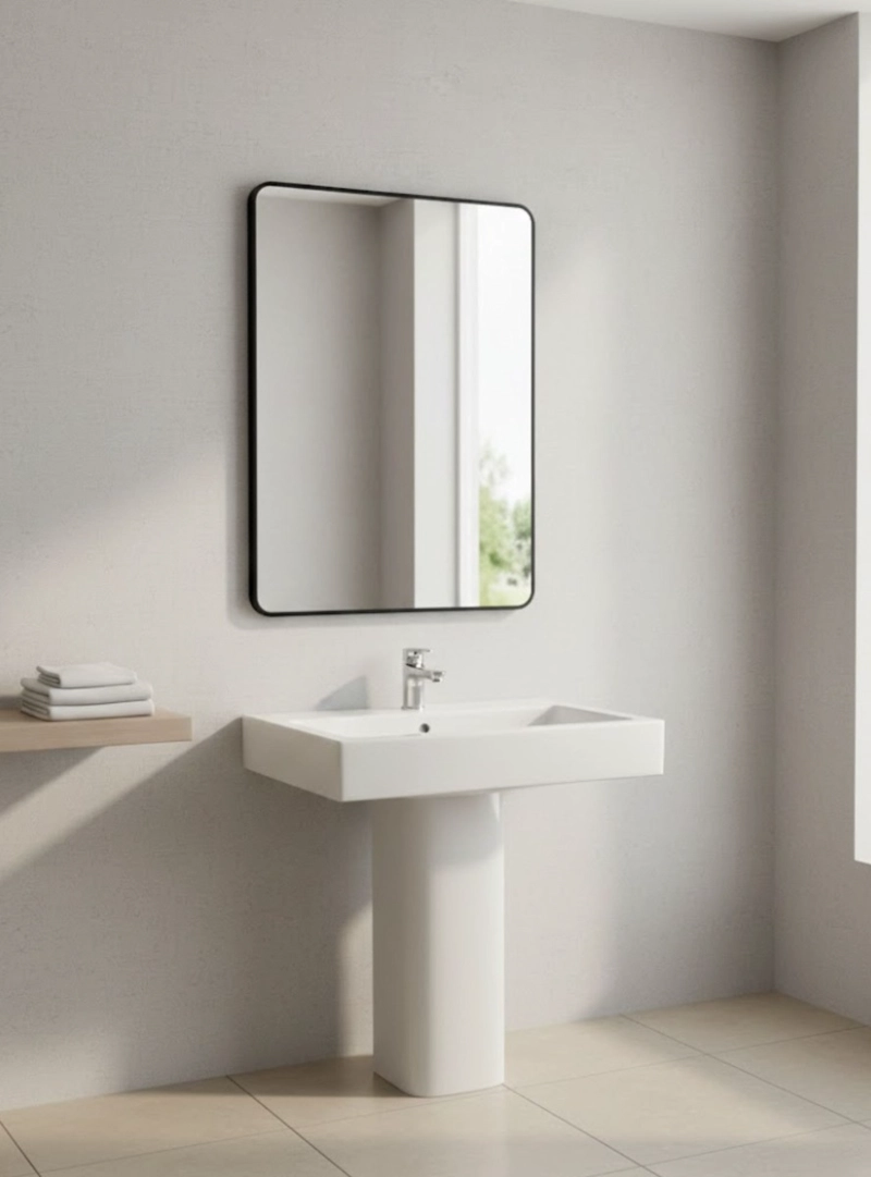 ESPEJO DECORATIVO PARED BORDES REDONDEADOS ADORNO JHN - 7