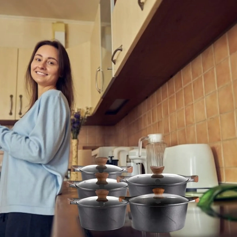 OLLAS DE COCINA ANTIADHERENTE CERAMICA DURADERA LAU - 7