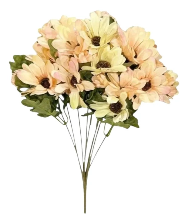 SET 2 FLORES ARTIFICIALES RAMO CAMPESTRE DECORATIVO JHN - 1