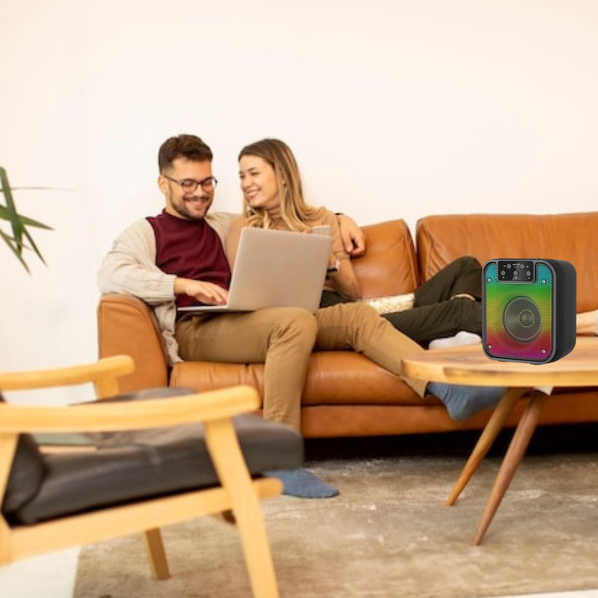 PARLANTE INALAMBRICO PORTATIL BLUETOOTH MUSICA SONIDO LAU - 5