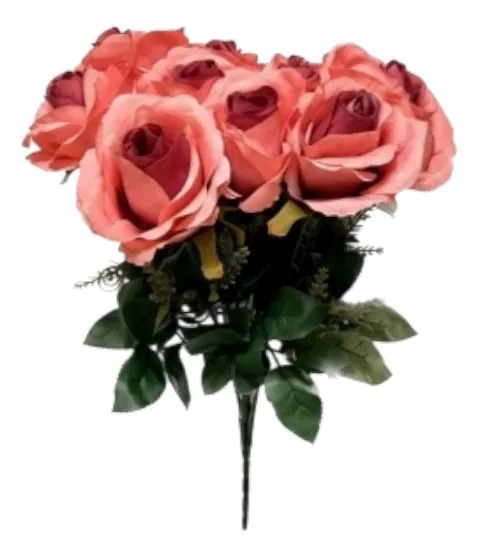 RAMO FLORAL DECORATIVO ARTIFICIAL ROSAS APERTURA JHN - 1