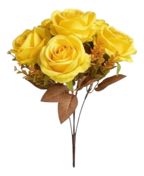 FLOR ARTIFICIAL RAMO DECORATIVO BELLEZA DISEÑO REALISTA JHN - 3