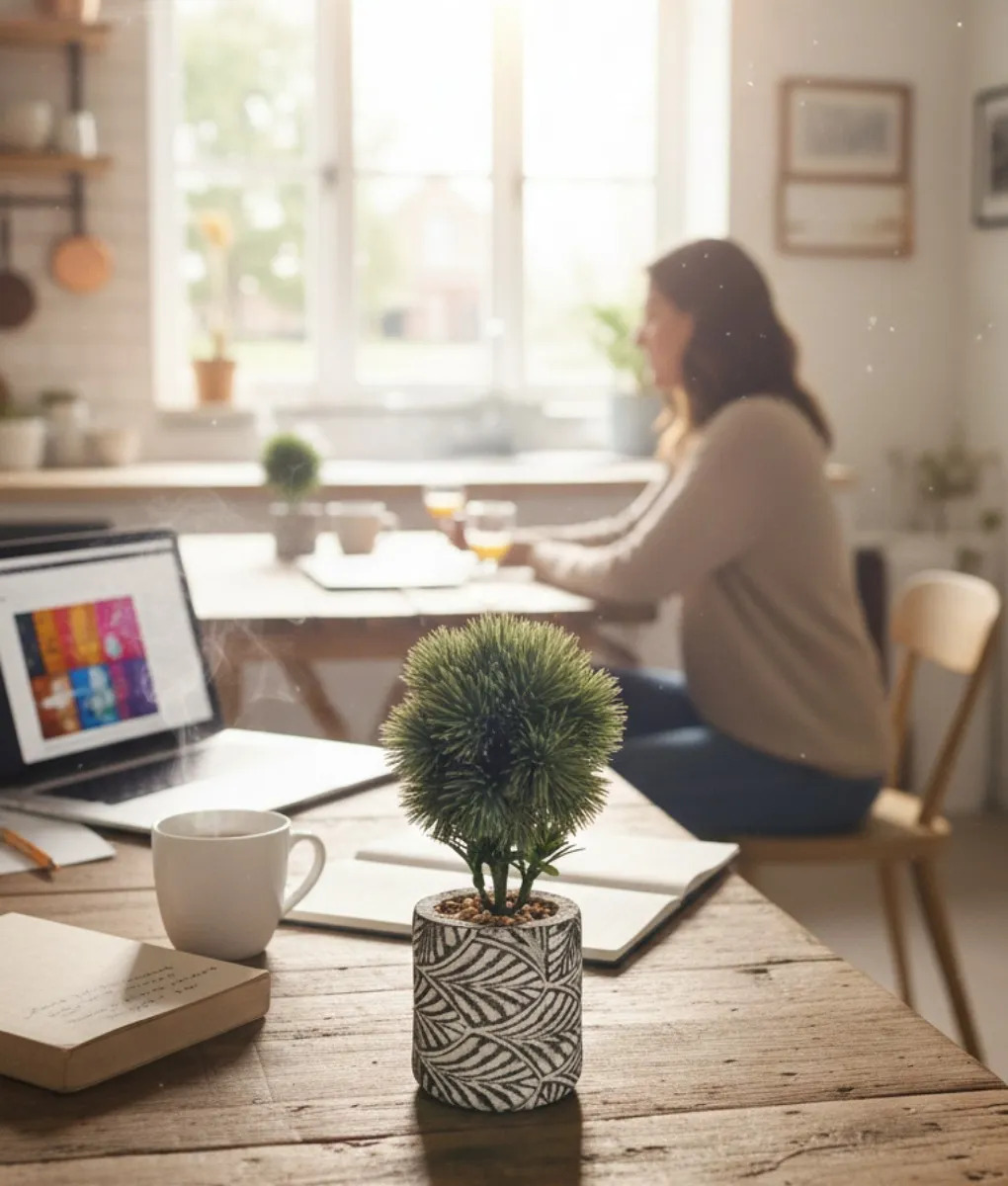 PLANTA ARTIFICIAL DECORATIVA ELEGANCIA ADORNO HOGAR JHN - 2