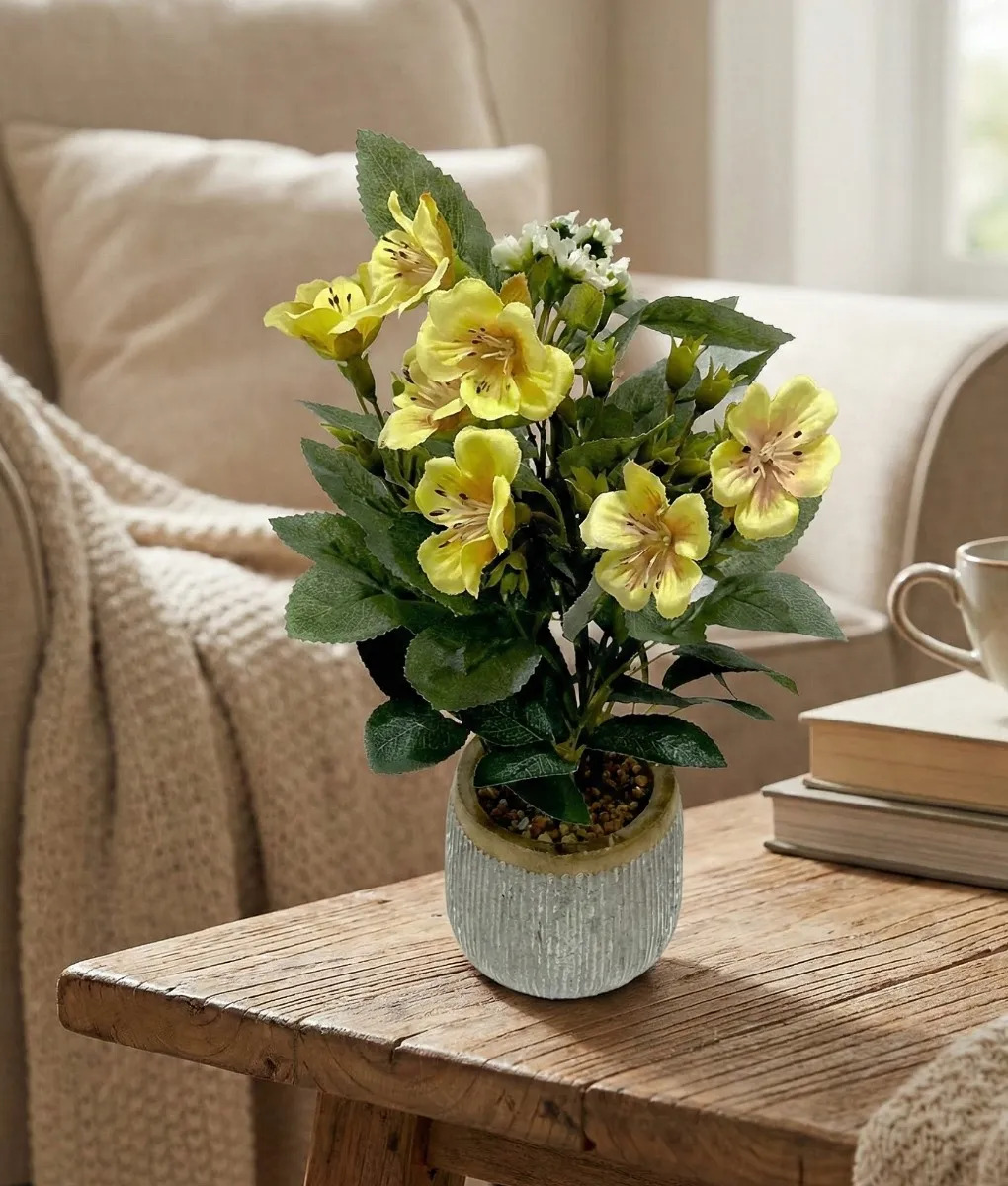 PLANTA DECORATIVA ARTIFICIAL ESTILO FLORAL CAMPIÑA JHN - 2
