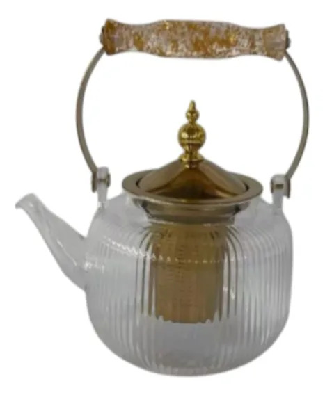 TETERA ELEGANTE DISEÑO ESTRIADO FUNCIONAL INFUSION JHN - 1