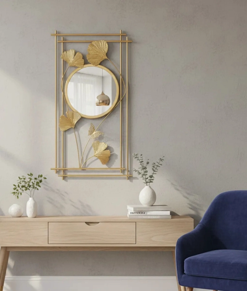 ESPEJO PARED DECORATIVO ESTILO INSPIRACION BOTANICA JHN - 8