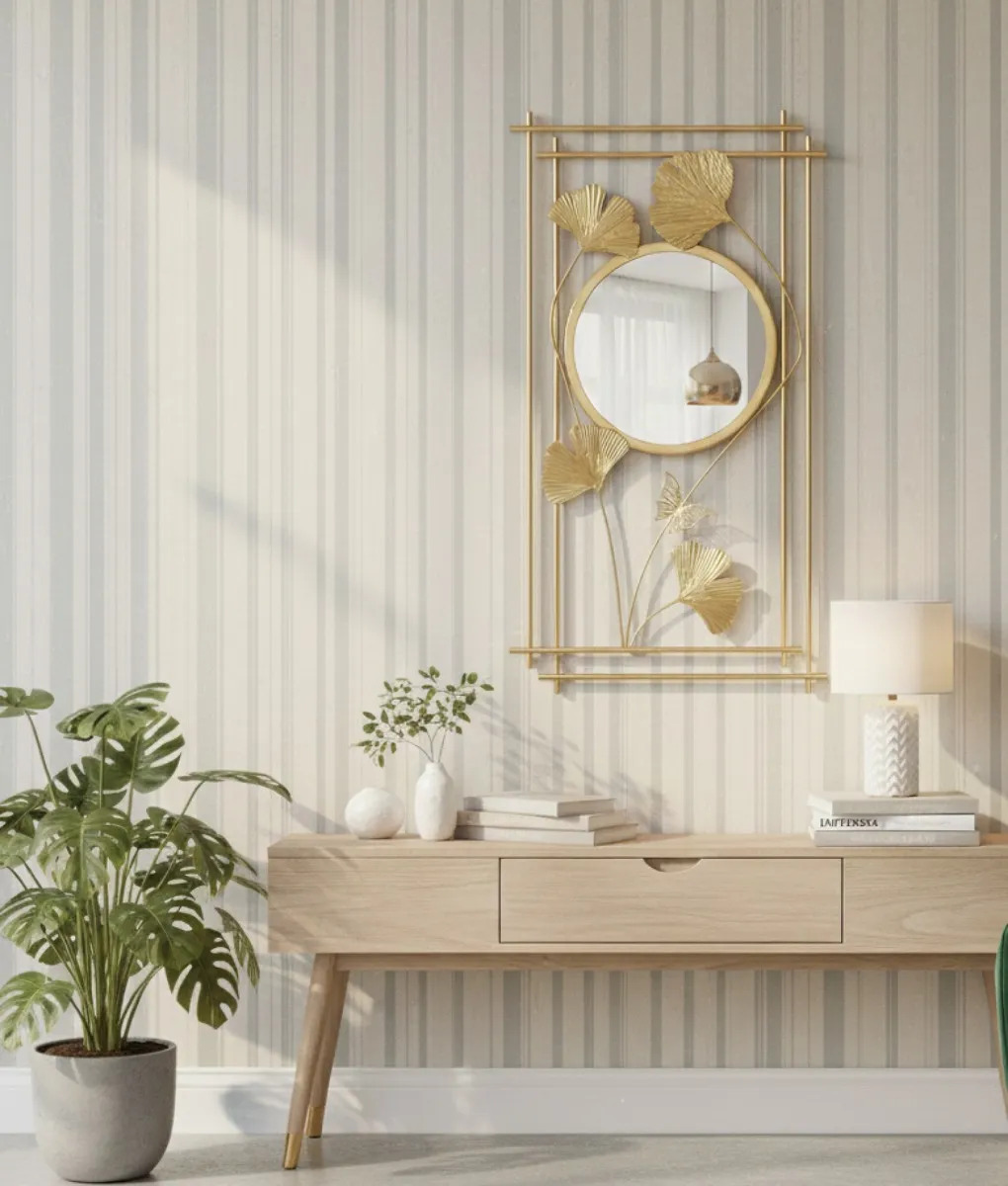 ESPEJO PARED DECORATIVO ESTILO INSPIRACION BOTANICA JHN - 9
