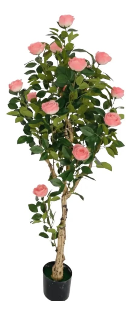 PLANTA ARTIFICIAL DECORATIVA ARBOL ROSAS GALA ADORNO JHN - 1