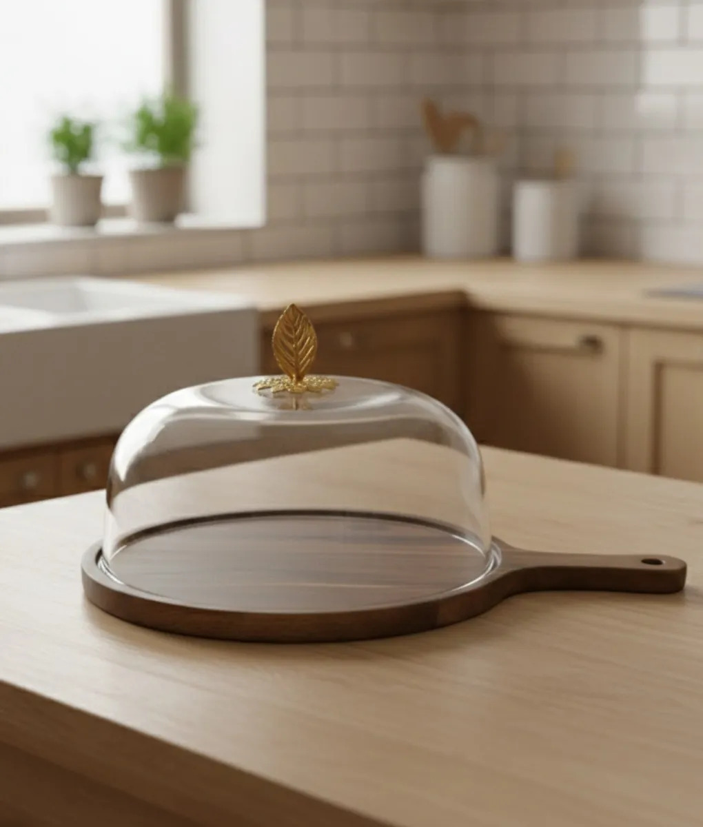 BASE PASTELERIA SERVICIO QUESOS CUPULA ESTILO RUSTICO JHN - 2