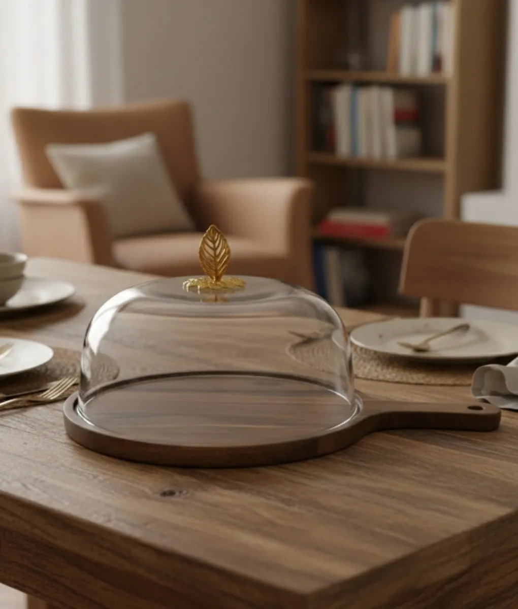 BASE PASTELERIA SERVICIO QUESOS CUPULA ESTILO RUSTICO JHN - 6