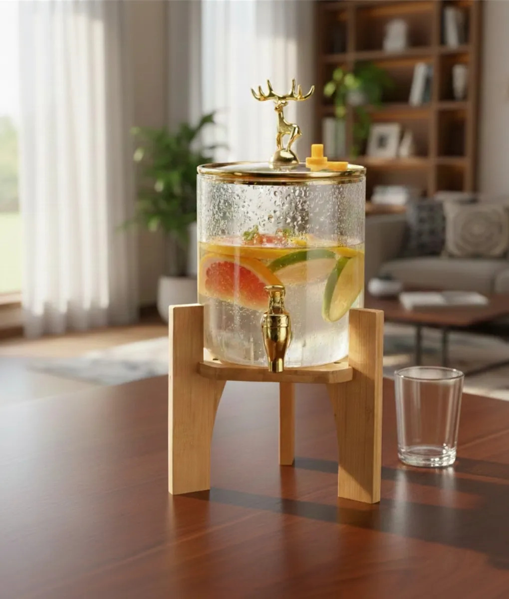 DISPENSADOR BEBIDAS GRIFO DECORATIVO SOPORTE ELEVADO JHN - 2