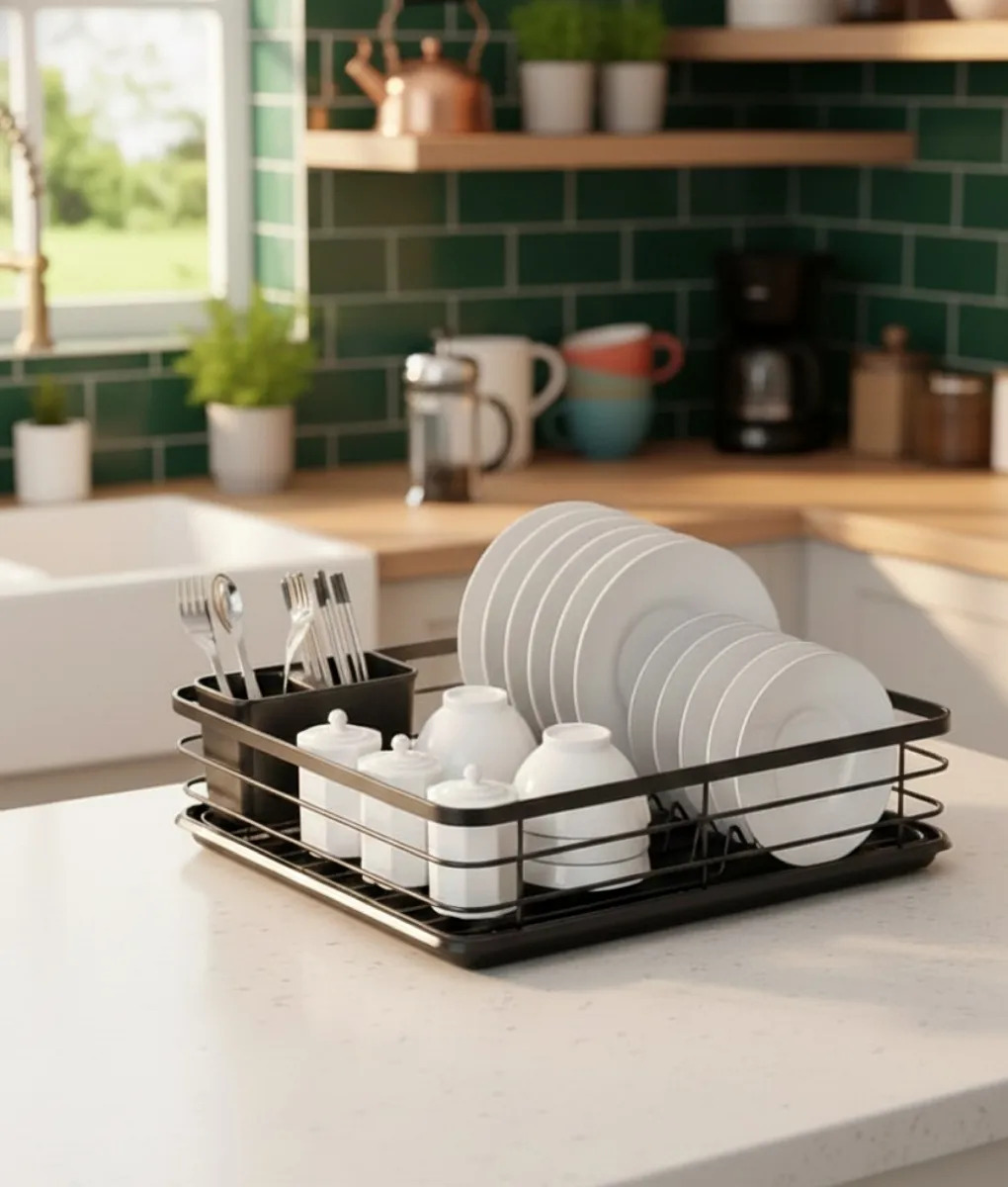 SECAPLATOS ESCURRIDOR LOZA COMPACTO DISEÑO MINIMALISTA JHN - 7