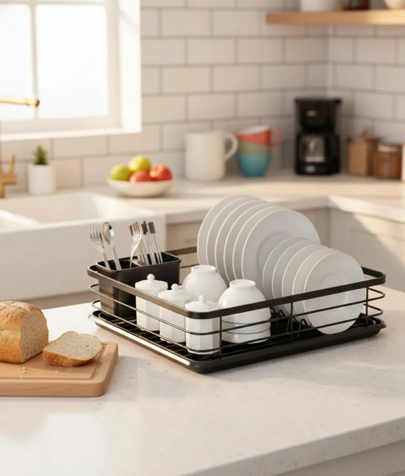 SECAPLATOS ESCURRIDOR LOZA COMPACTO DISEÑO MINIMALISTA JHN - 10