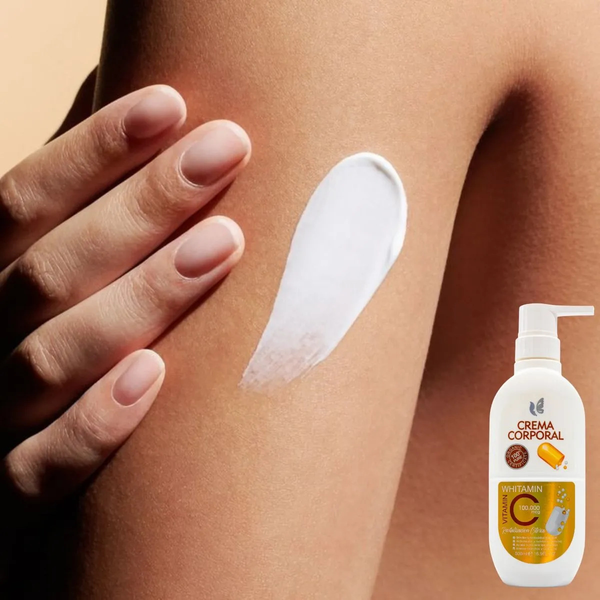SET 2 CREMAS CORPORAL VITAMINA C HIDRATA TODO TIPO PIEL LAU - 1
