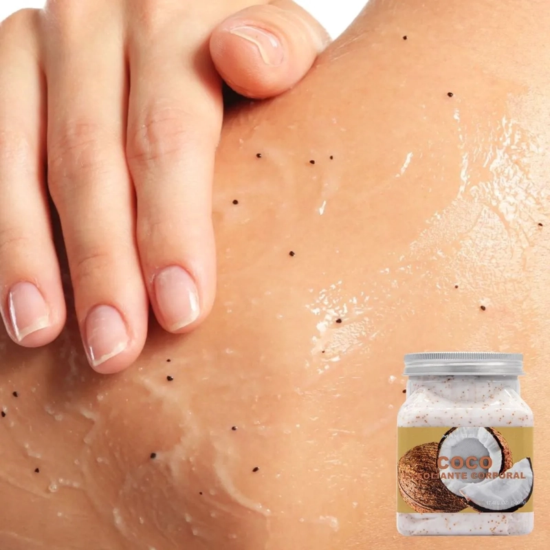 SET 2 EXFOLIANTES CORPORAL DE COCO REVITALIZA PIEL LAU - 6
