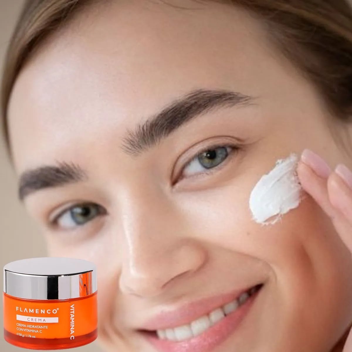 CREMA FACIAL HIDRATANTE VITAMINA C ILUMINADORA LAU - 1