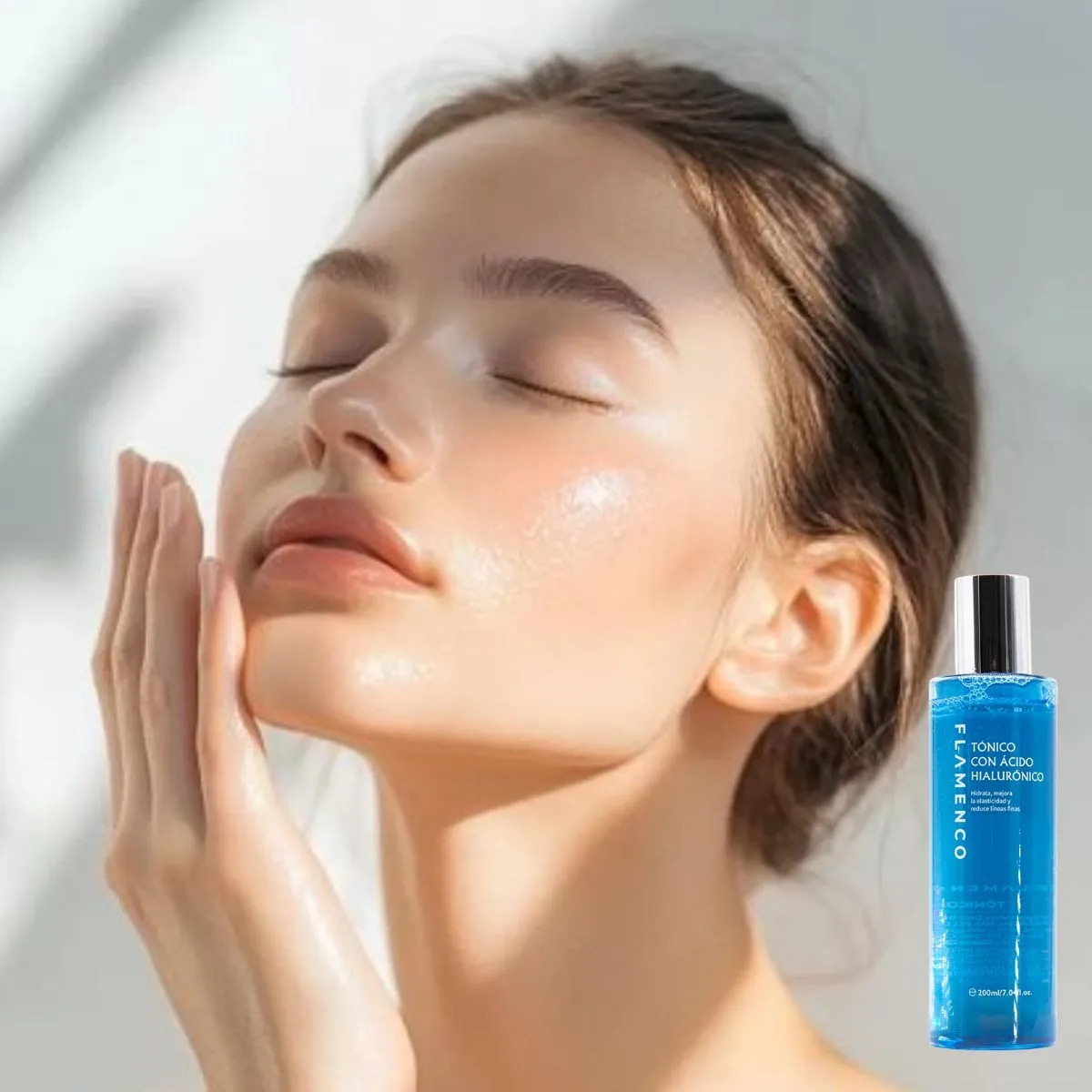 TONICO FACIAL HIDRATANTE CON ACIDO HIALURONICO BELLEZA LAU - 5